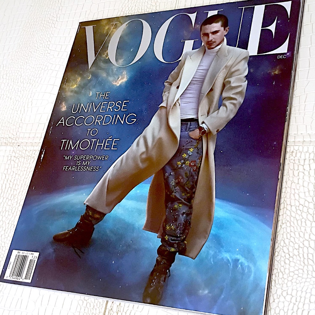 American Vogue Magazine Timothee Chalamet December 2025 Issue